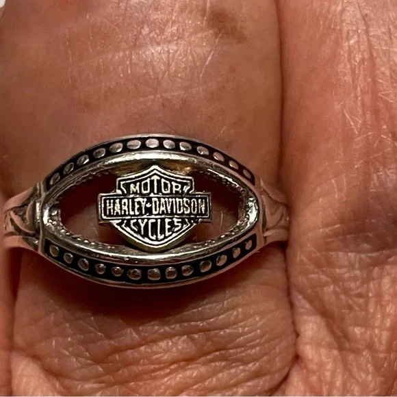 Harley-Davidson Silver Ring for Women, size 7 - Picture 4 of 4